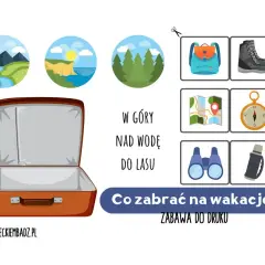 Wyprawka na wakacje z dzieckiem za granicę: plecak, buty, mapa, kompas, lornetka, termos. W góry, nad wodę, do lasu – co zabrać na wakacje?