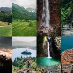 Słowenia najpiękniejsze miejsca: winnice, góry, wodospady, jezioro Bled, zamek i Piran.