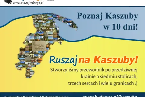 Odkryj Kaszuby! Mapa pełna zdjęć pokazuje atrakcje tego regionu. Przewodnik "Ruszaj na Kaszuby" pomoże Ci poznać ten niezwykły zakątek Polski.