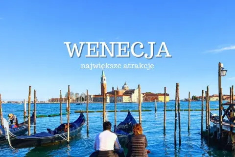 Idealny pomysł na weekend w Wenecji: gondole, błękitne niebo i widok na zabytki.