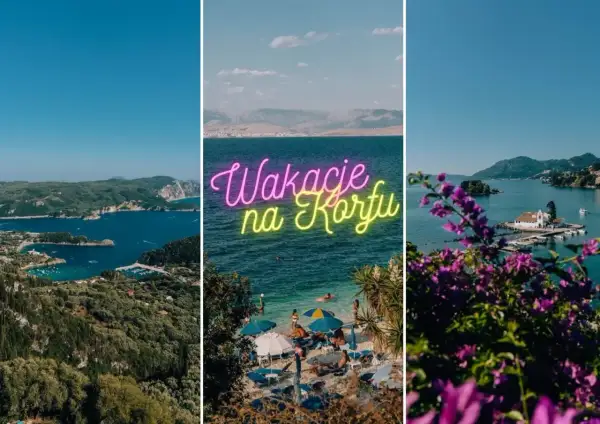 Malownicze zatoki, plaża z leżakami i urokliwy klasztor na wysepce. Zobacz, co warto zobaczyć na Korfu!